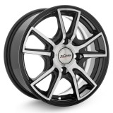 Диск Xtrike X-104 6,0x14/5x114,3 D67,1 ET38 BK/FP