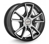 Диск Xtrike X-104 6,0x14/5x114,3 D67,1 ET38 BK/FP