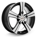 Диск Xtrike X-121 6,0x15/5x139,7 D98 ET40 BK/FP
